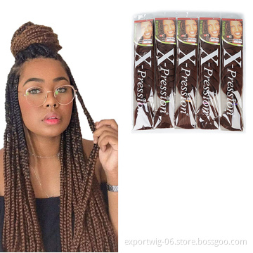 41 inch 165 g Jumbo Braiding Hair Yaki Synthetic Hair Extension for Jumbo Crochet Braids Hair Attachment